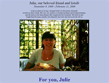 Tablet Screenshot of julie.danawheels.net