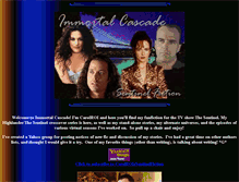 Tablet Screenshot of immortalcascade.danawheels.net